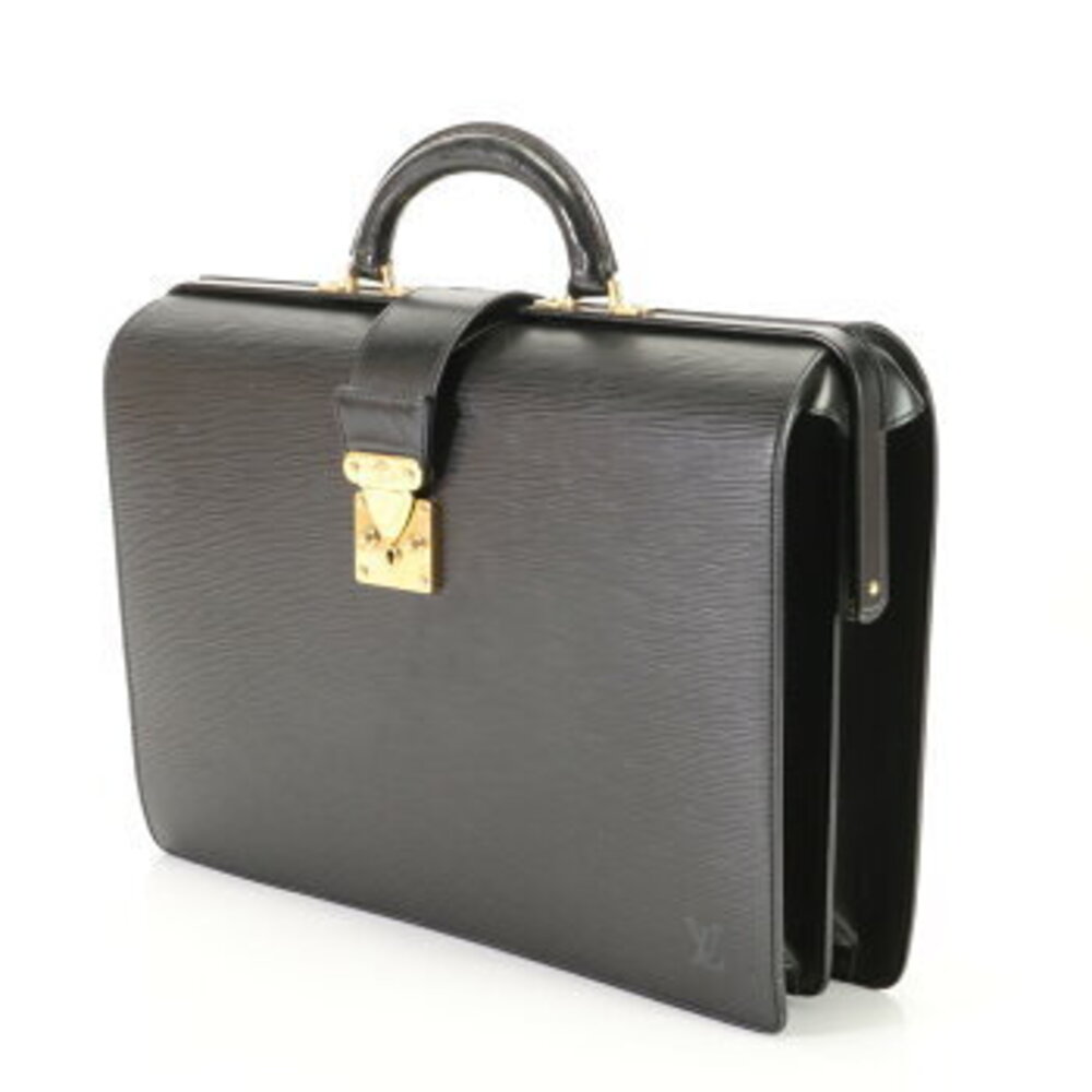 Louis Vuitton document leather Epi Fermoir business Serviette bag